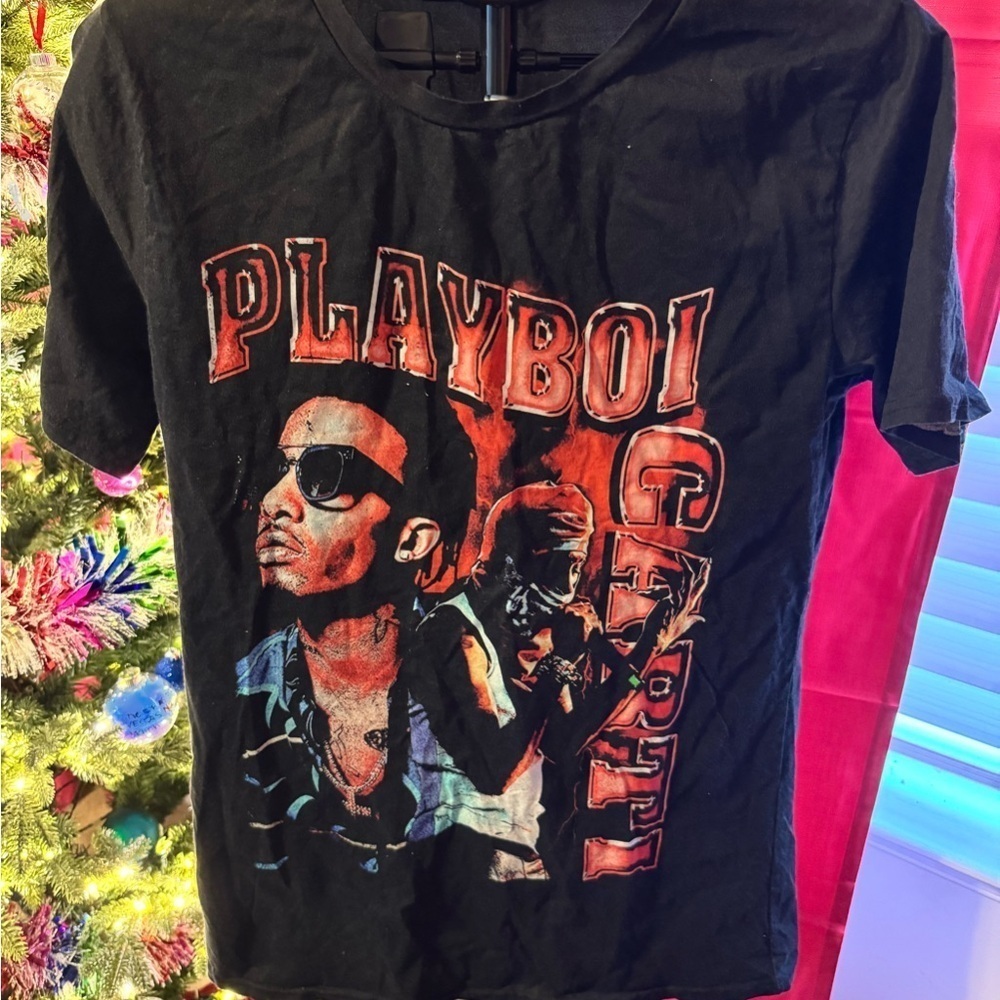Playboi Carti Black Graphic T-Shirt